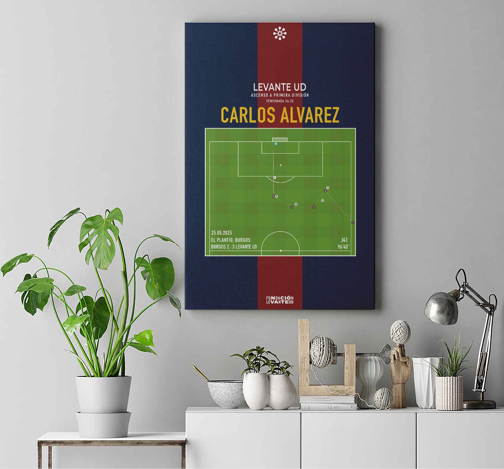 Poster Solidario Conmemorativo Ascenso Levante UD 24/25
