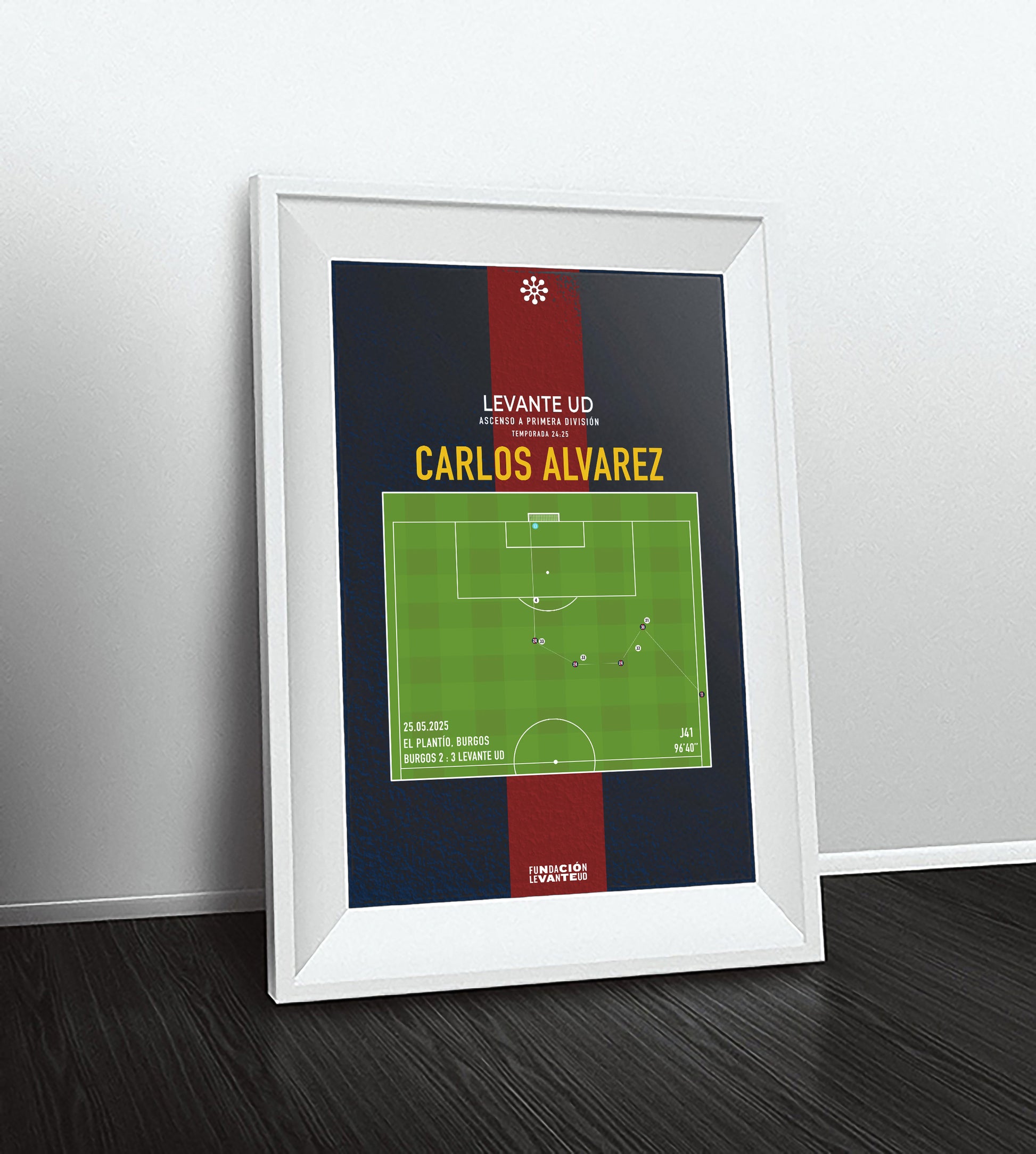 Poster Solidario Conmemorativo Ascenso Levante UD 24/25