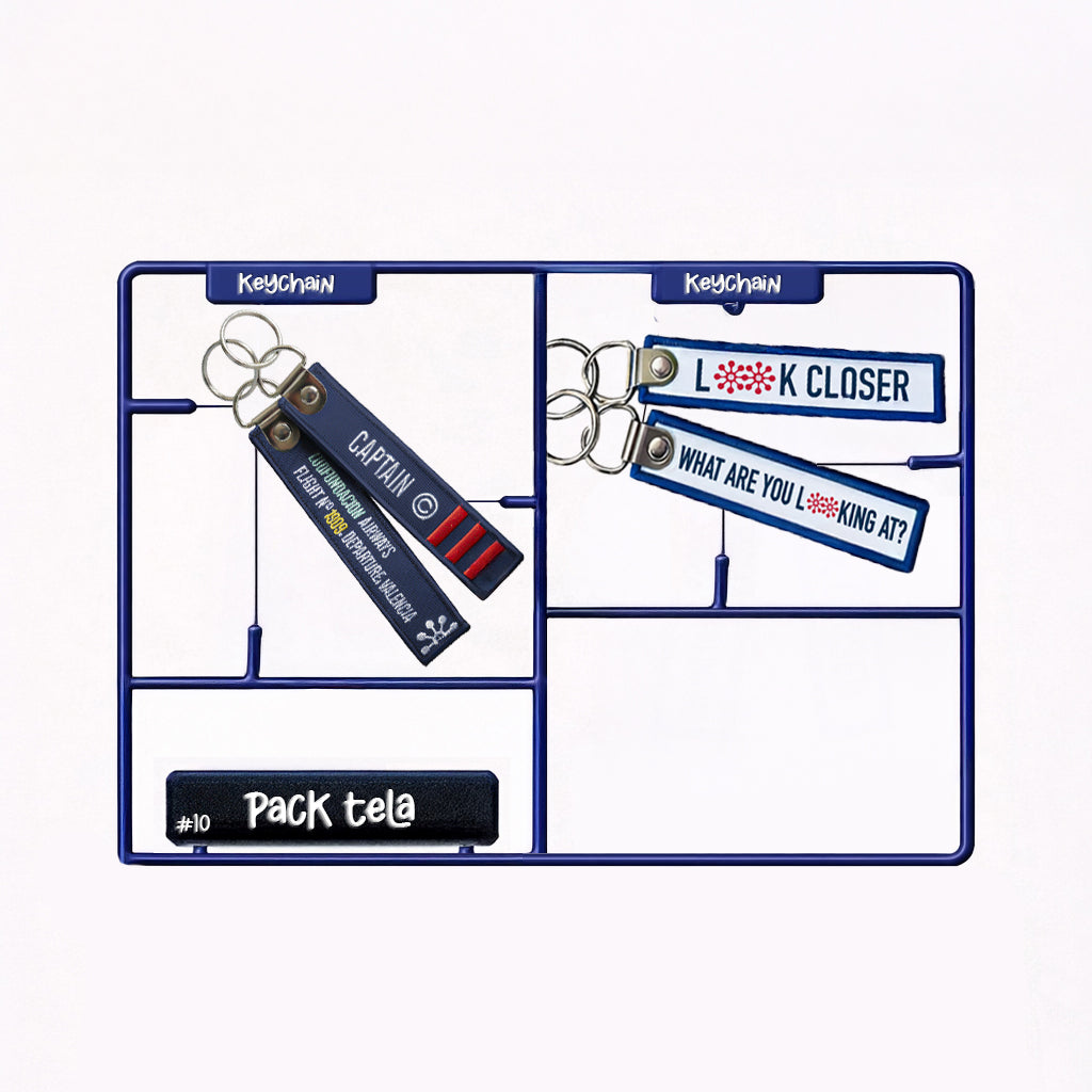 Pack 10. Llavero Look + Llavero Captain