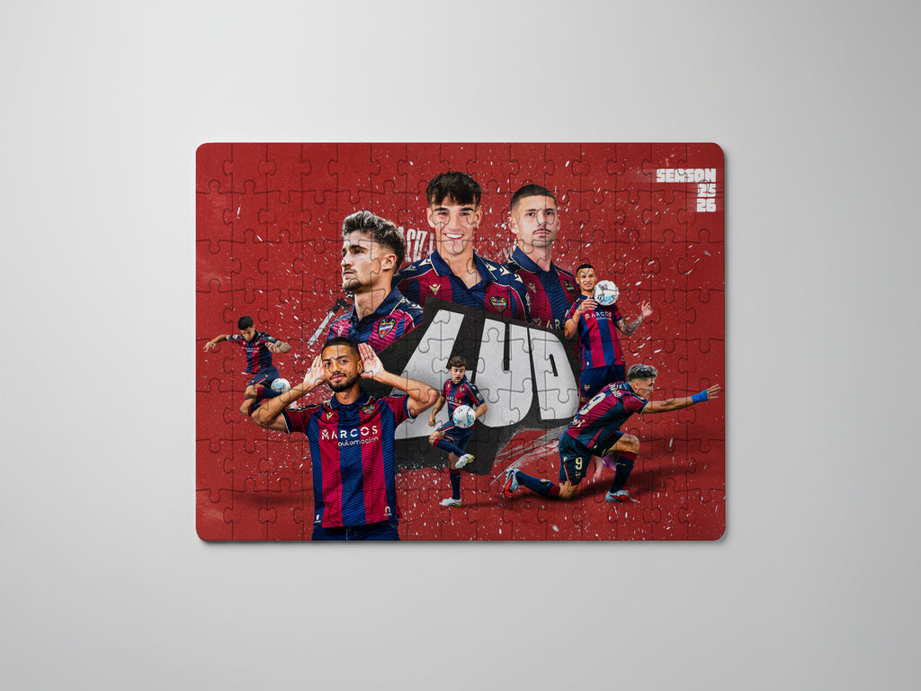 Pack 8 A. Puzzle LUD + calcetines Movin' different (Gambea) + llavero Look